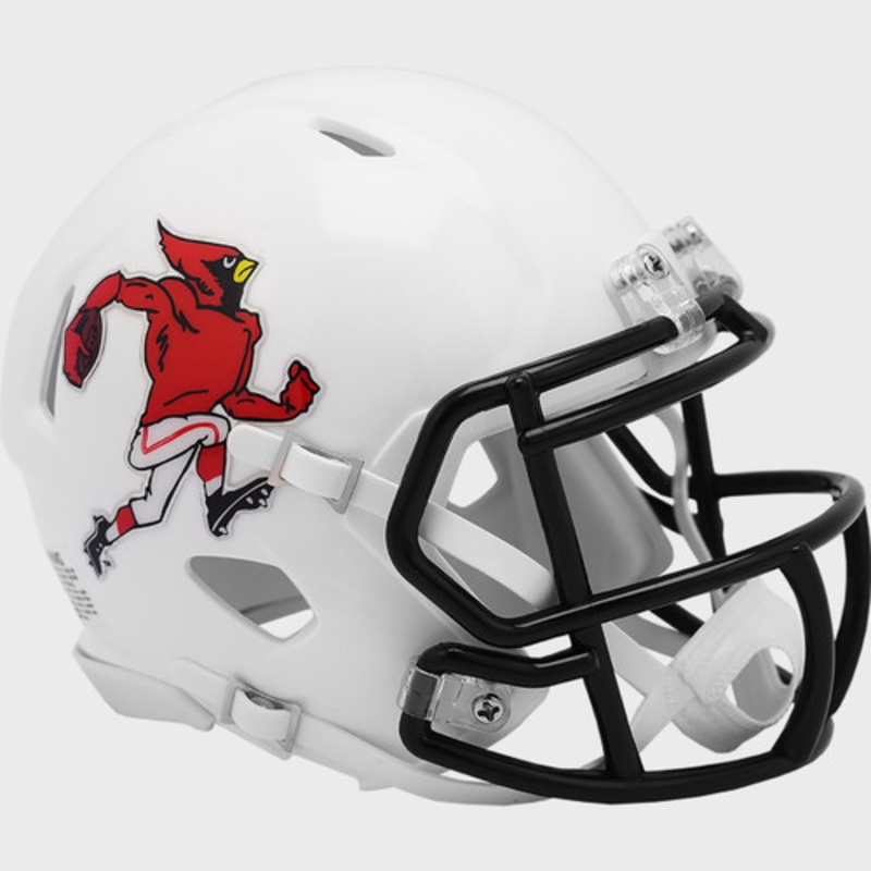 Illinois State Redbirds Reggie Redbird Vintage Logo Revolution SPEED Mini Football Helmet
