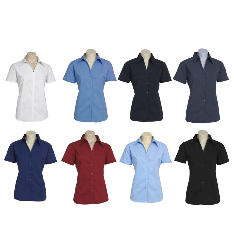 LB7301 Ladies Metro Short Sleeve Shirt