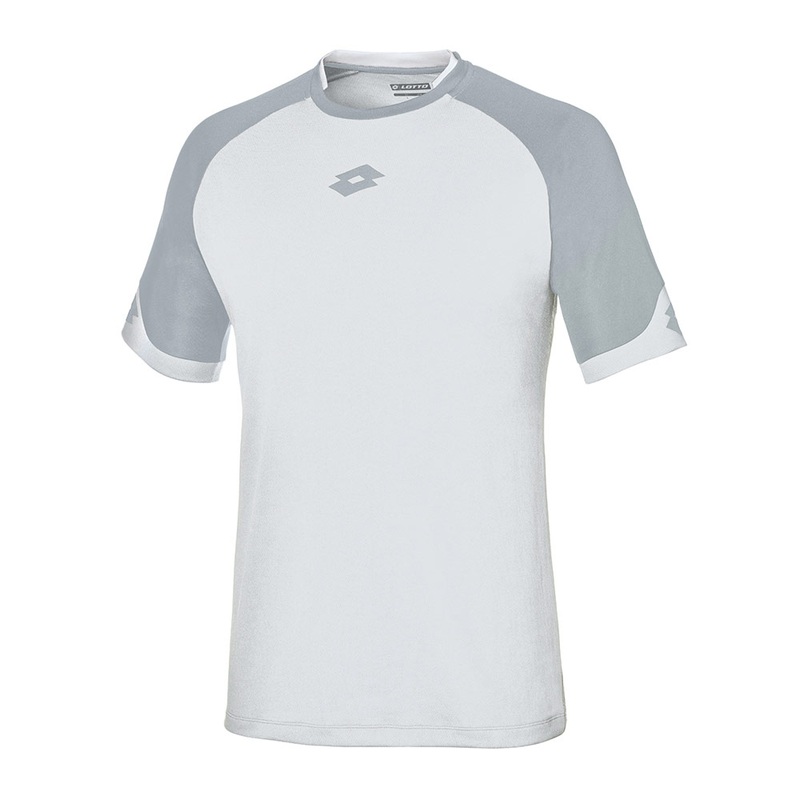 Lotto Soccer Jersey Delta Jnr – White/Grey