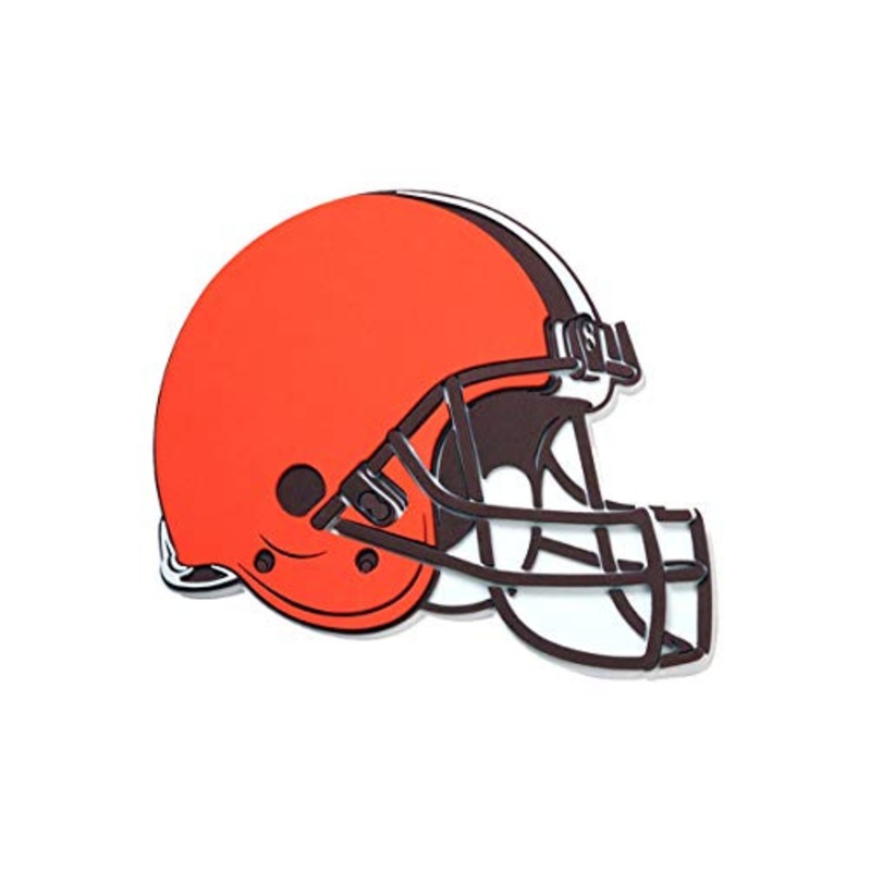 NFL Cleveland Browns Helmet 3D Fan Foam Logo Sign