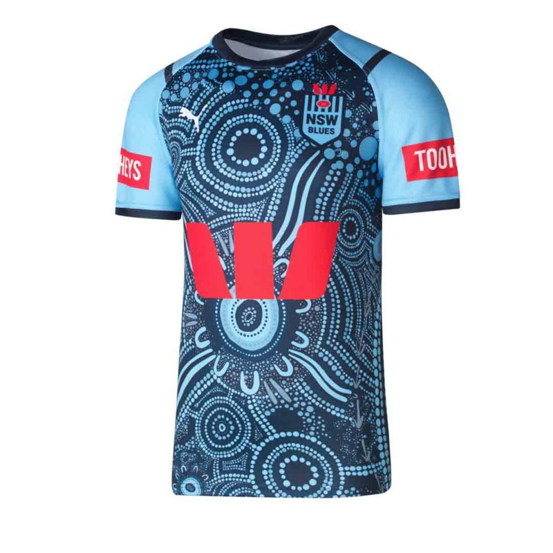 NSW Blues 2024 Mens Indigenous Replica Jersey | The Rugby Shop