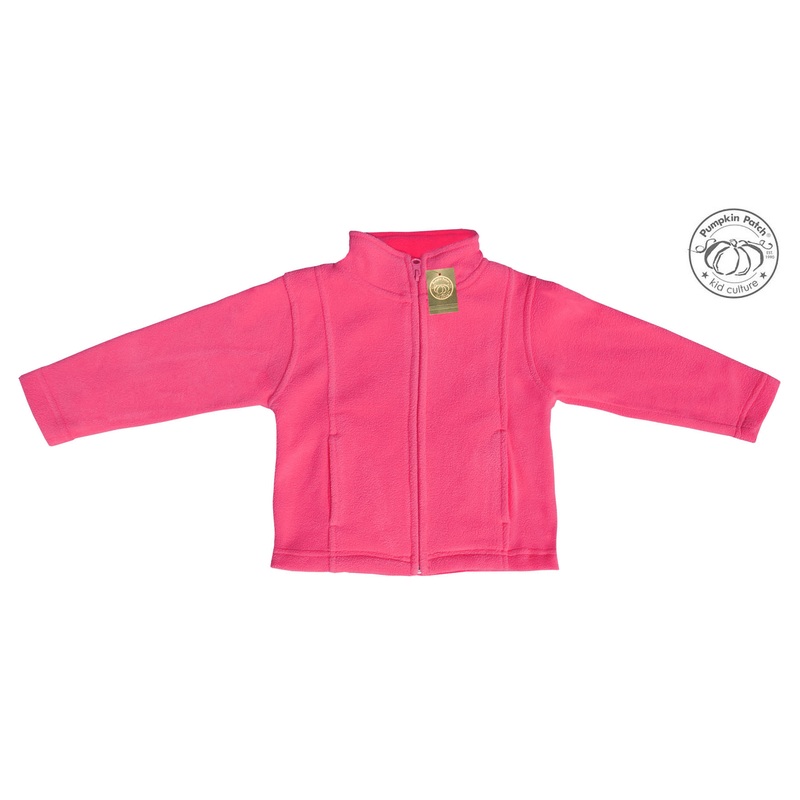 Pumpkin Patch Girls Fleece Jacket – Lipstick