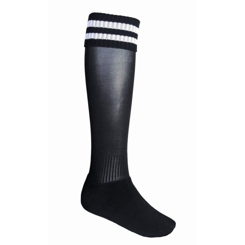 SC1105 – Football Socks Black Sock With 2 White Bars