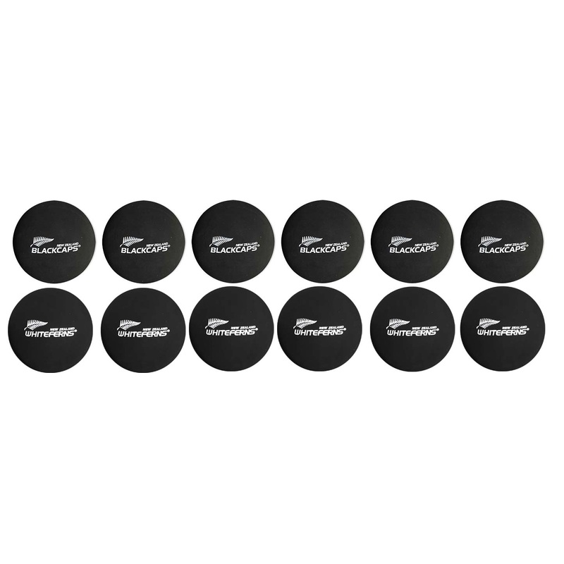 12 X BLACKCAPS/WHITE FERNS Hi-Bounce BALLS