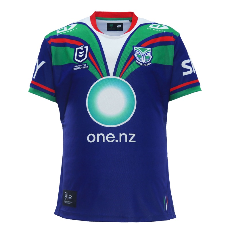 2024 New Zealand Warriors Mens Replica Home Jersey | The Rugby Shop