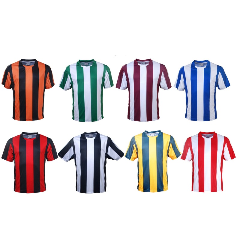 CT1101 Kids Sublimated Striped Football Jersey