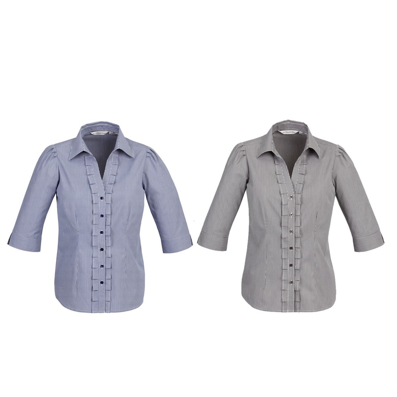 S267LT Ladies Edge 3/4 Sleeve Shirt