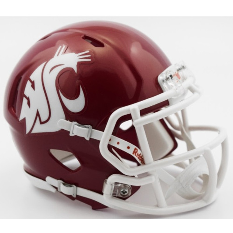 Washington State Cougars NCAA Riddell Speed Mini Helmet