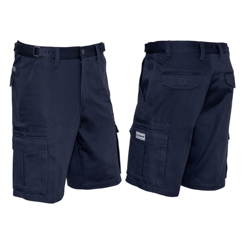 ZS502 Mens Syzmik Basic Cargo Work Shorts -Navy