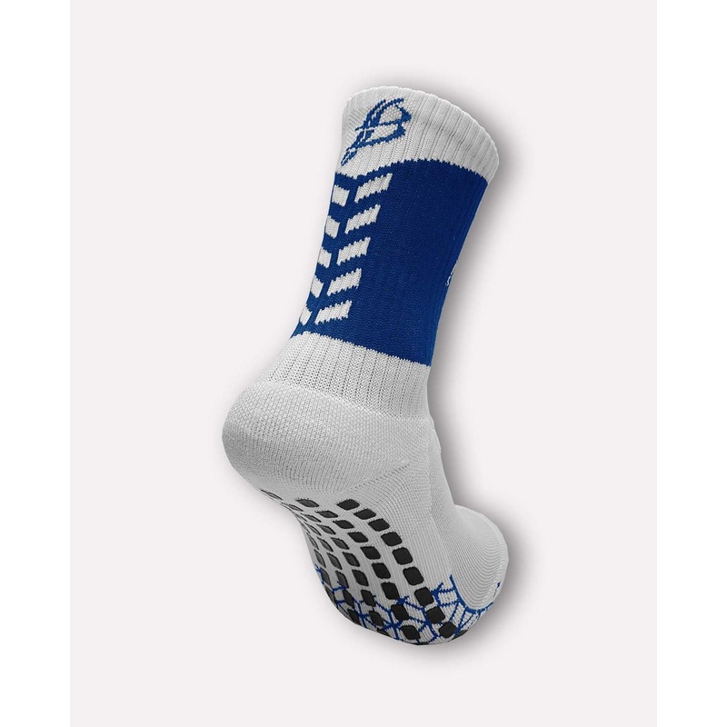Bourke Miniz Anti-Slip GAA Midi Socks Royal Blue/White (Kids / Adults)