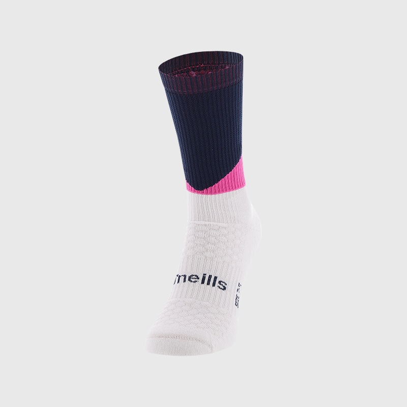 ONeills Ion Midi Sock  Navy Sky Pink