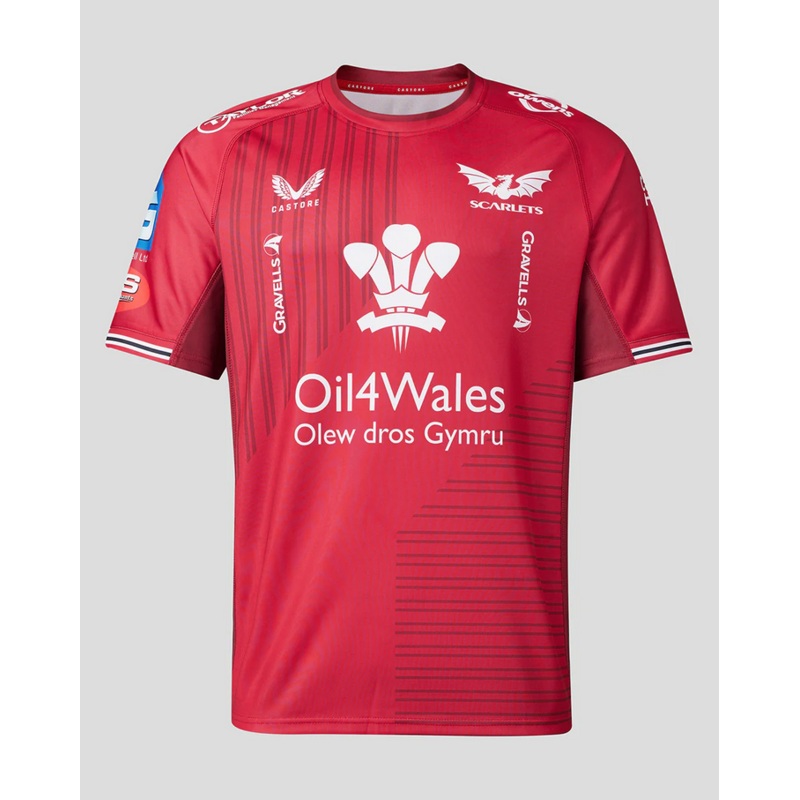 Scarlets Rugby Mens 23/24 Home Shirt | The Rugby Shop