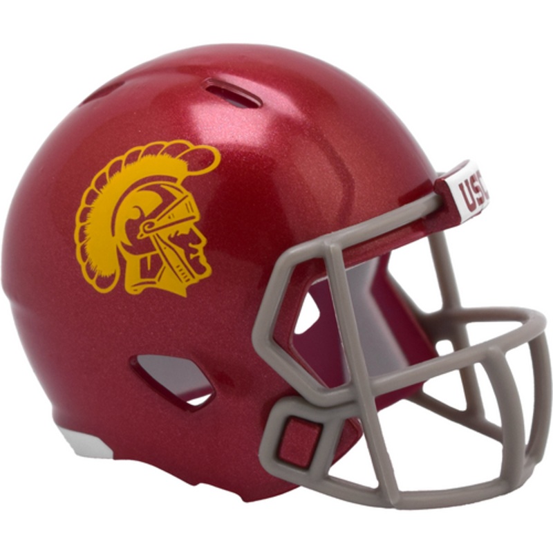 USC Trojans NCAA Revolution Mini Pocket Pro Size Football Helmet