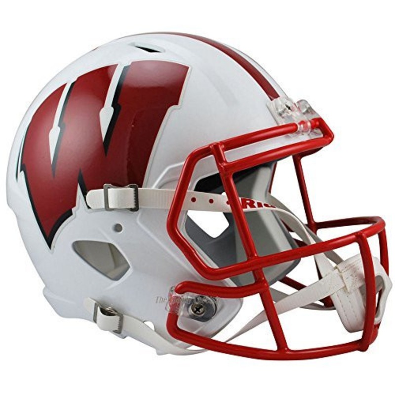 Wisconsin Badgers SPEED Riddell Full Size Replica Helmet