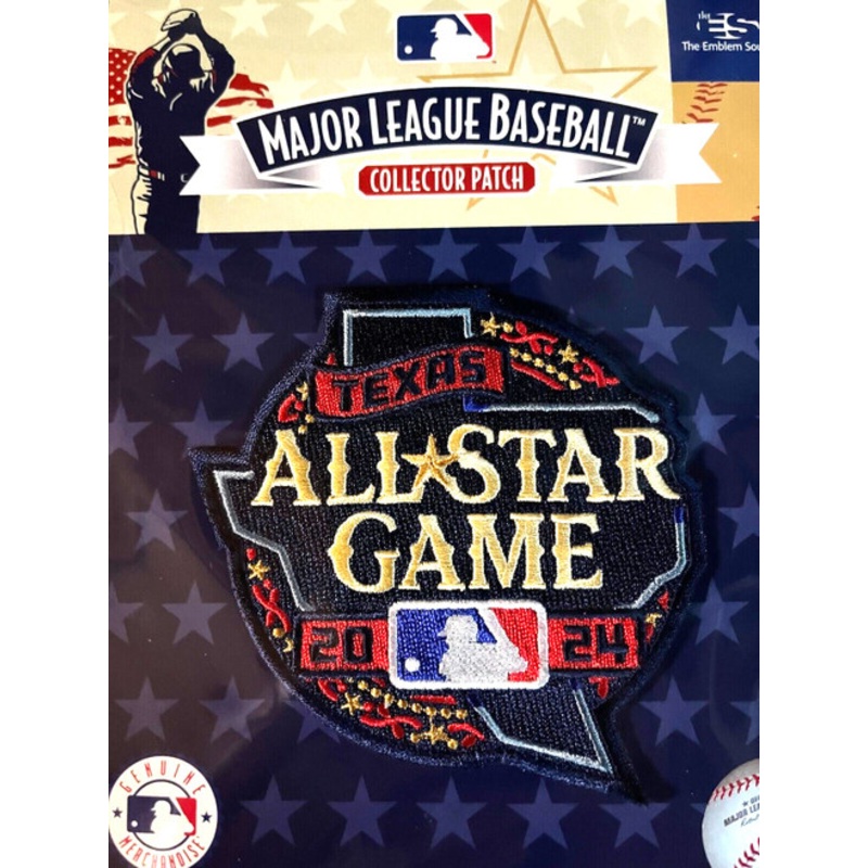 2024 Major League Baseball All Star Game MLB Collectors Patch – Texas Rangers