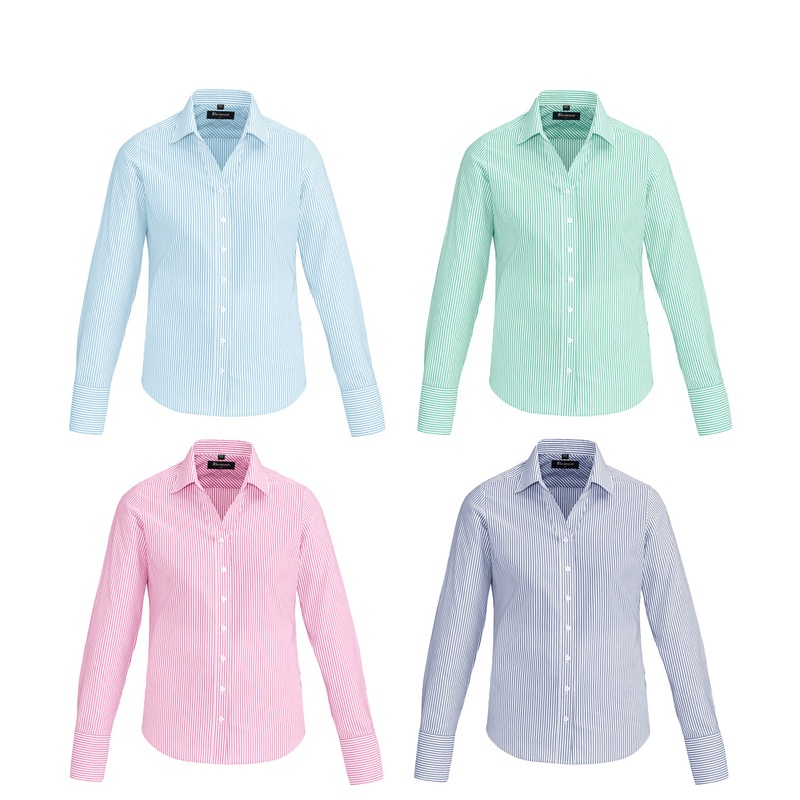 40210 – Vermont Ladies Long Sleeve Shirt