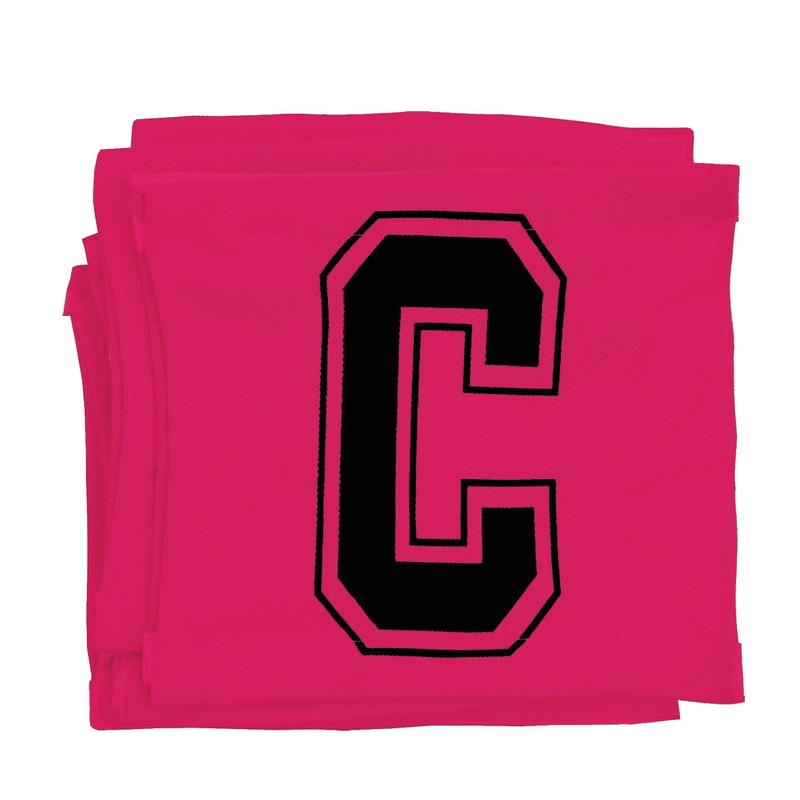 6 A-Side Velcro Netball Bib Set – Magenta/Black