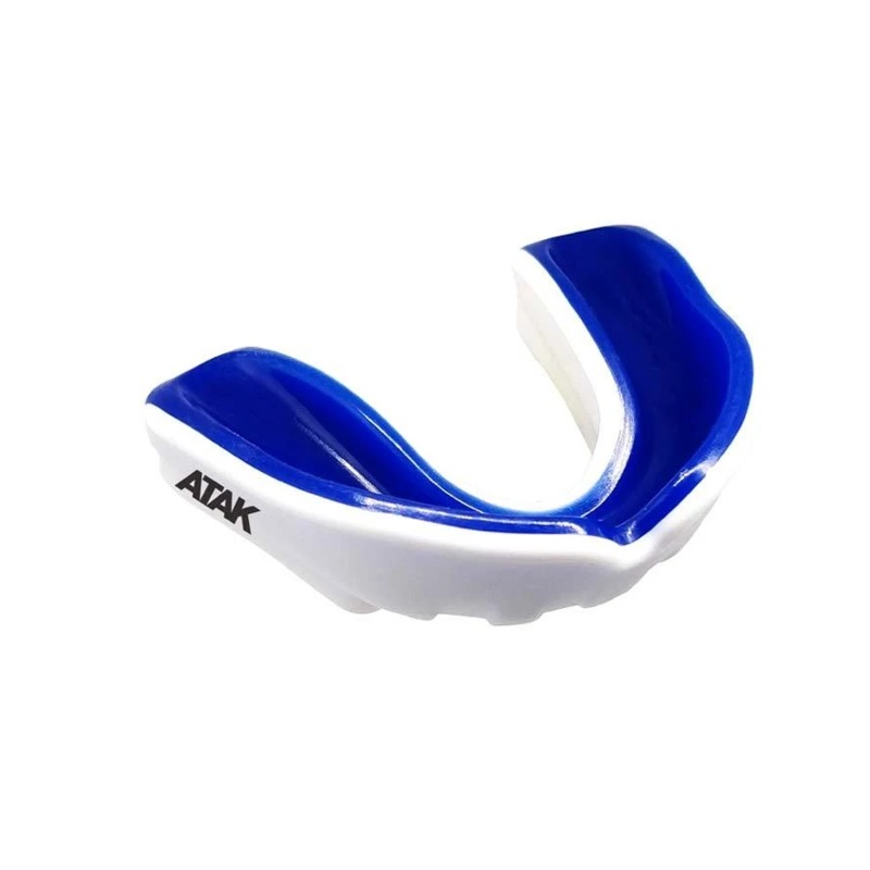 ATAK Fortis Gel Mouthguard Royal Blue/White | The Rugby Shop