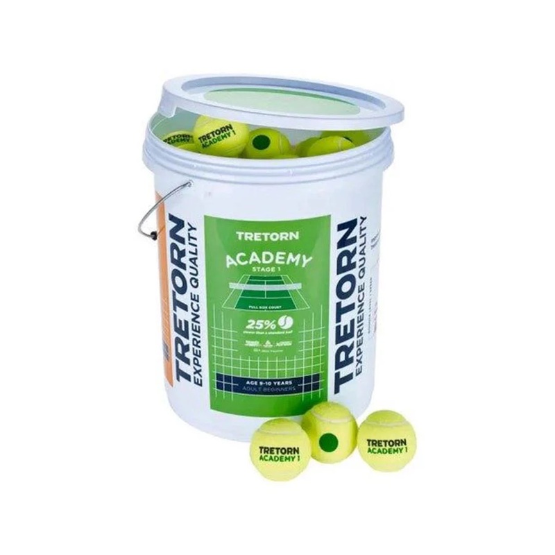 Tretorn Academy Green Ball  72 Bucket