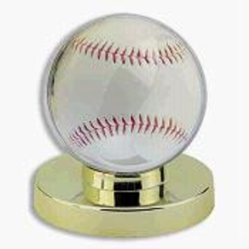 12 DELUXE GOLD BASE BASEBALL DISPLAY CASES