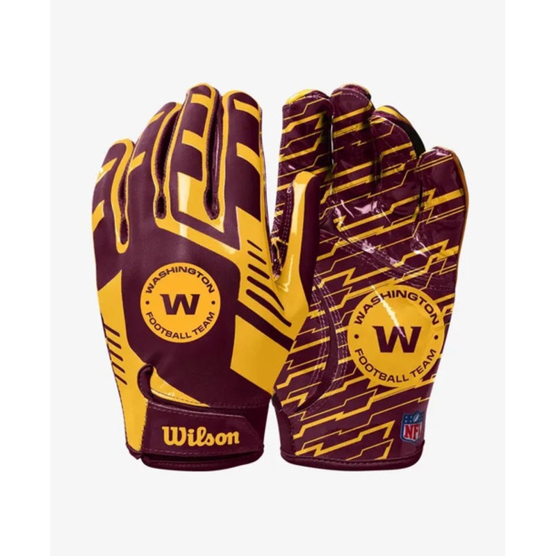 Washington Commanders NFL Stretch Fit Receiver Football Gloves