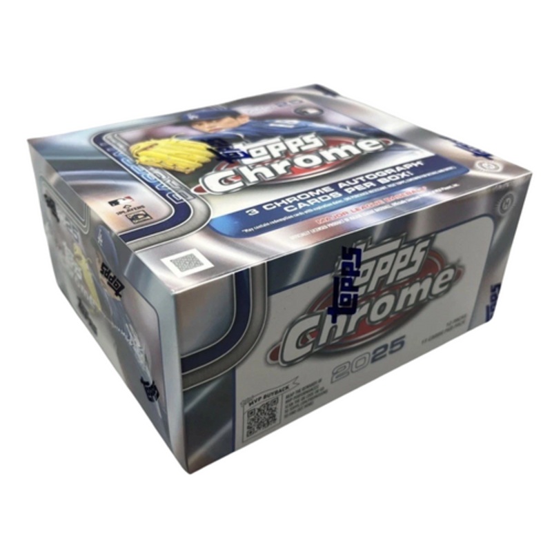 2025 Topps Chrome Baseball Jumbo Hobby Box MLB BASEBALL – Brand New Factory Sealed