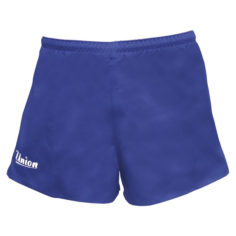 Boys/Mens Union 100% Cotton Rugby Shorts-Royal