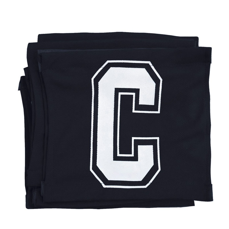 6 A-Side Velcro Netball Bib Set – Navy/White