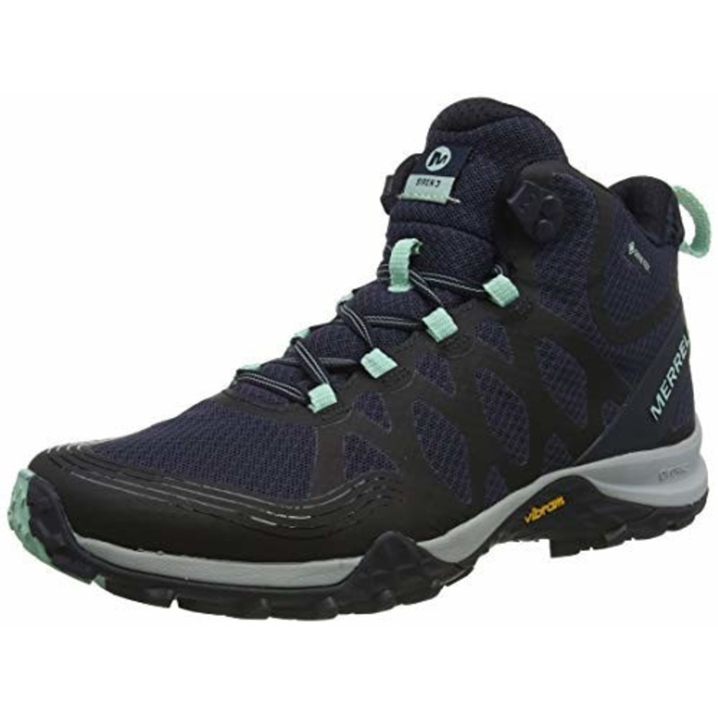 Merrell Siren 3 Mid Gore-Tex  Walking/Hiking Boot Navy/Blue (Ladies) 7.5