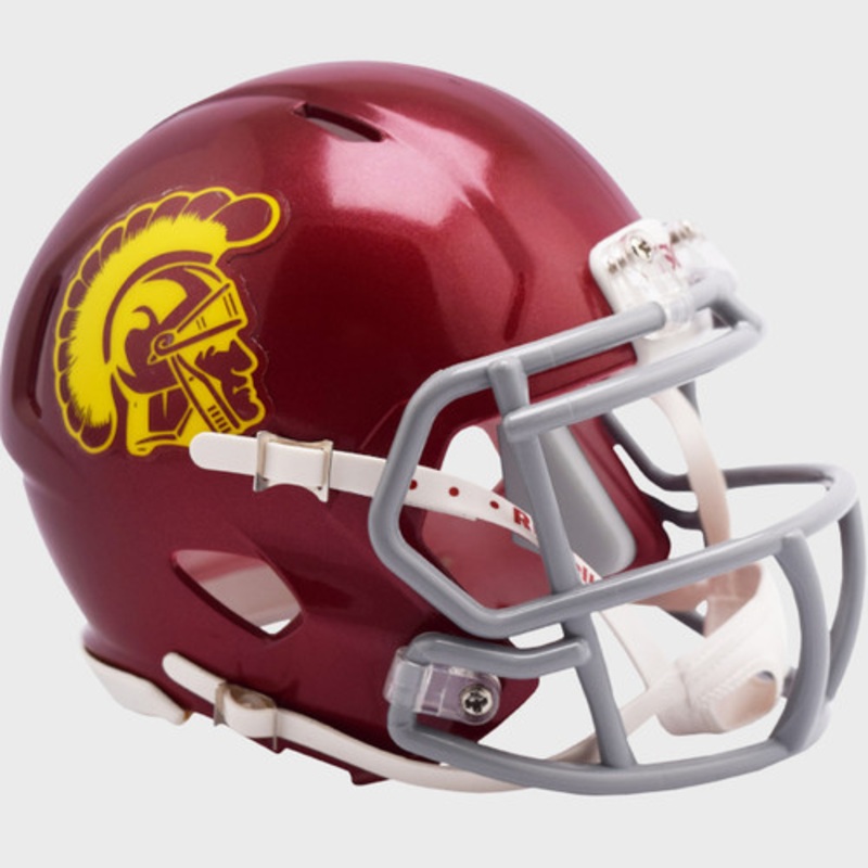 USC Trojans NCAA Riddell Speed Mini Football Helmet