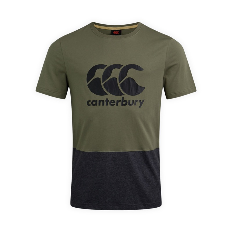 Canterbury Men’s Block T-shirt Lichen Green | Clothing