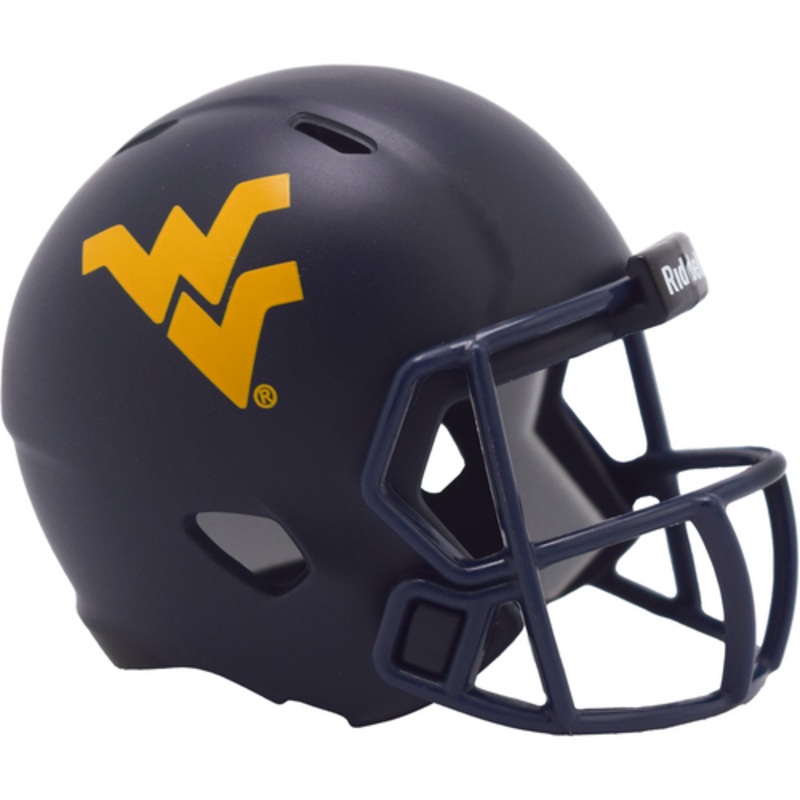 West Virginia Mountaineers NCAA Revolution Mini Pocket Pro Size Football Helmet