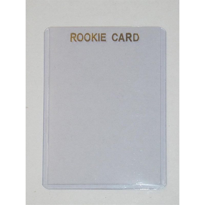 100 ROOKIE CARD Imprint 3×4 Card Top-Loaders