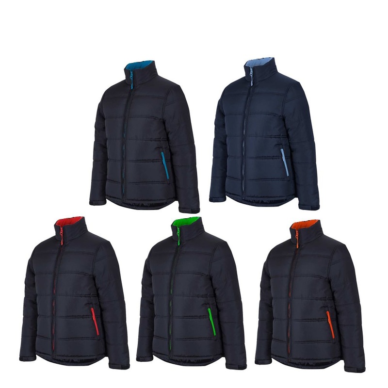 3ACJ ADULTS PUFFER CONTRAST JACKET