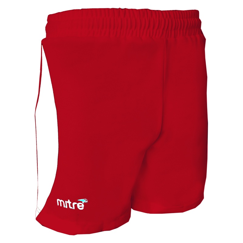 Boys/Mens Mitre Reggio Football Shorts-Red/White