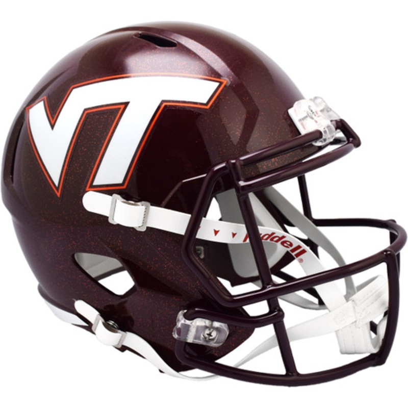 Virginia Tech Hokies SPEED Riddell Replica Full Size Football Helmet – New in Riddell Box