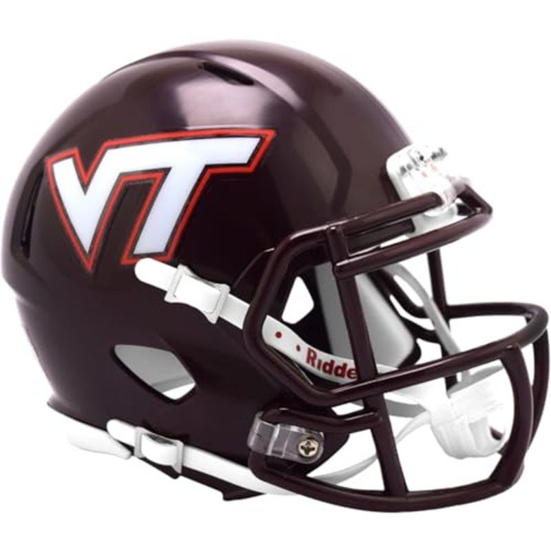 Virginia Tech Maroon Revolution SPEED Mini Football Helmet