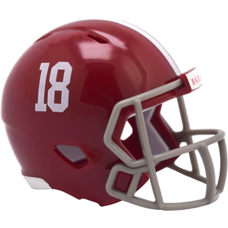 Alabama Crimson Tide NCAA Revolution Mini Pocket Pro Size Football Helmet