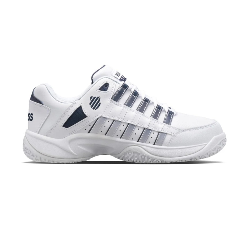 K-swiss Omni Court Prestir All Court Tennis Shoe  White/Navy (Mens)