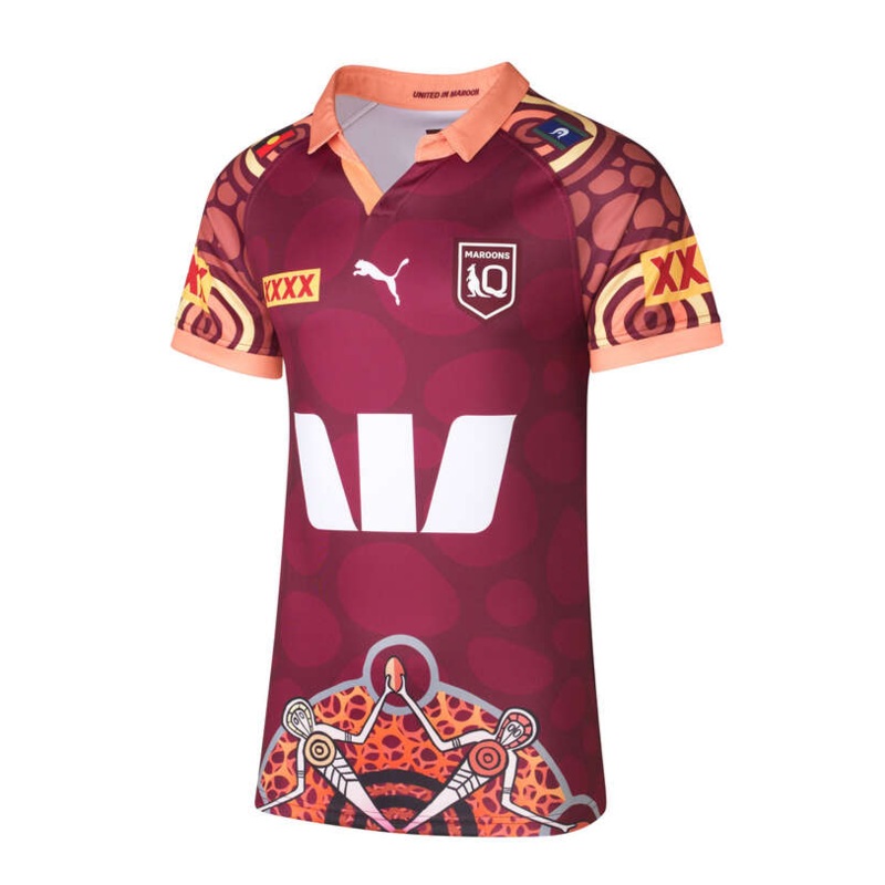 2024 Queensland Maroons Men’s Indigenous Jersey | The Rugby Shop