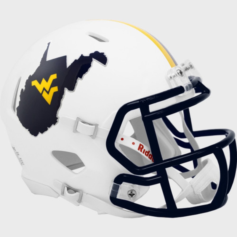 West Virginia Mountaineers 2022 Country Roads Revolution SPEED Mini Football Helmet
