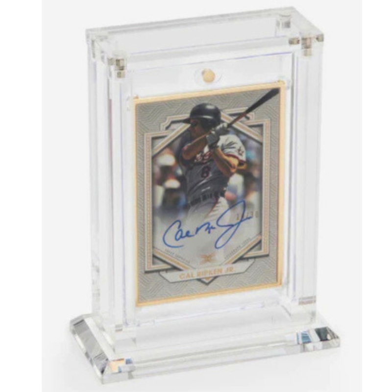 1-Card Heavy Duty Acrylic Vertical Holder for Magnetic Card Holders