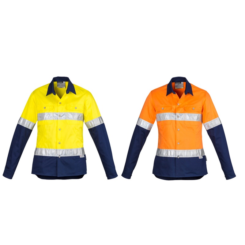 ZWL123 Syzmik Day/Night Industrial Ladies Shirt – Hooped