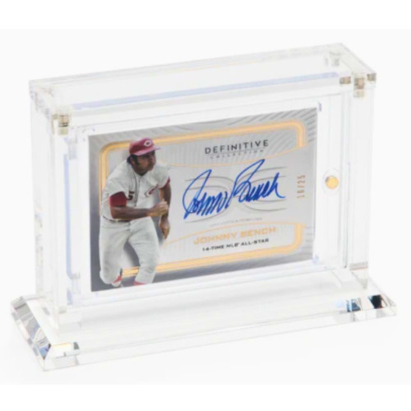 1-Card Heavy Duty Acrylic Horizontal Holder for Magnetic Card Holders