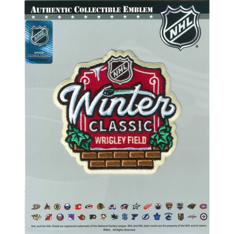 2025 NHL Winter Classic Jersey Patch – Wrigley Field | Chicago, IL. – St. Louis Blues vs. Chicago Blackhawks