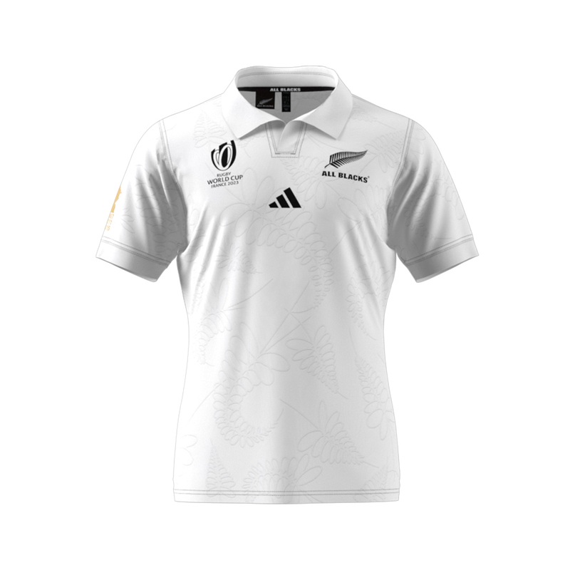 All Blacks Men’s RWC 2023 Away Jersey – White | The Rugby Shop