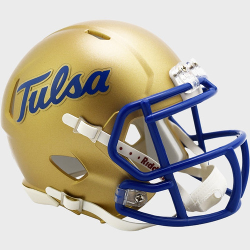 Tulsa Golden Hurricanes NCAA Riddell Speed Mini Football Helmet
