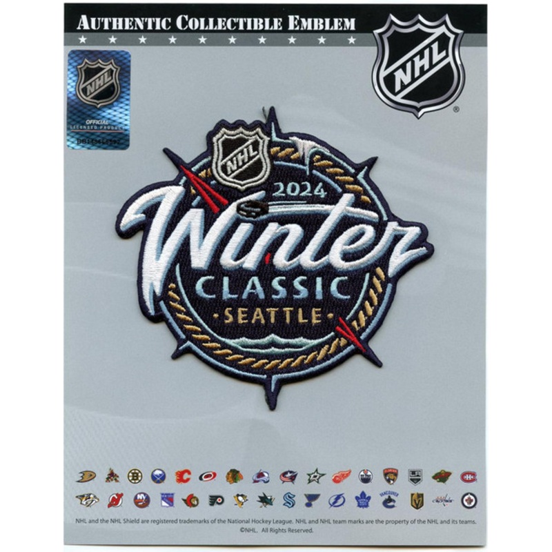 2024 NHL Winter Classic Jersey Patch – T-Mobile Park | Seattle, WA. – Vegas Golden Knights vs. Seattle Kraken