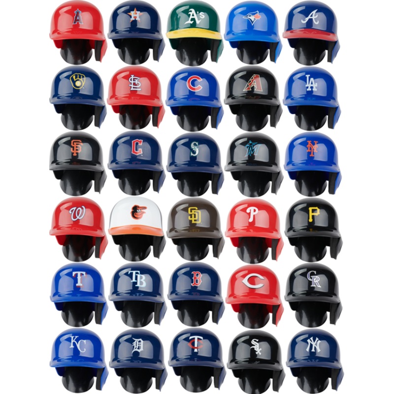 All 30 MLB Rawlings Replica MLB Baseball Mini Helmets