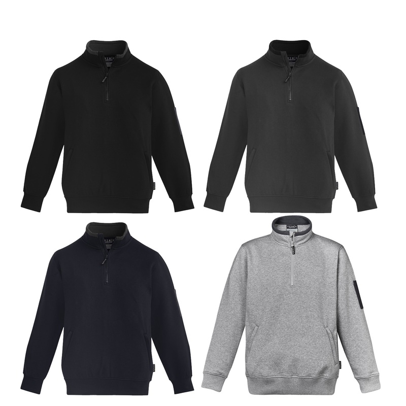 ZT366 Unisex 1/4 Zip Brushed Fleece Pullover